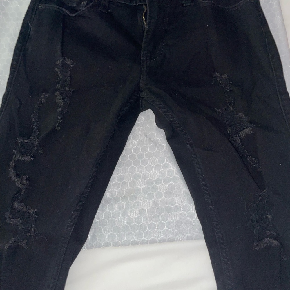 Hollister Black Slim Straight Jeans